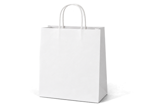 Custom carry bag, white